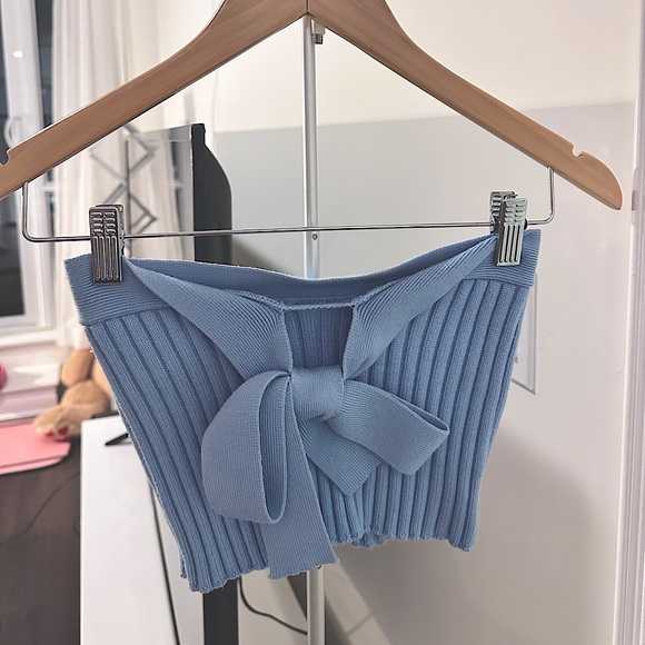 Tops - tube top and long coat set